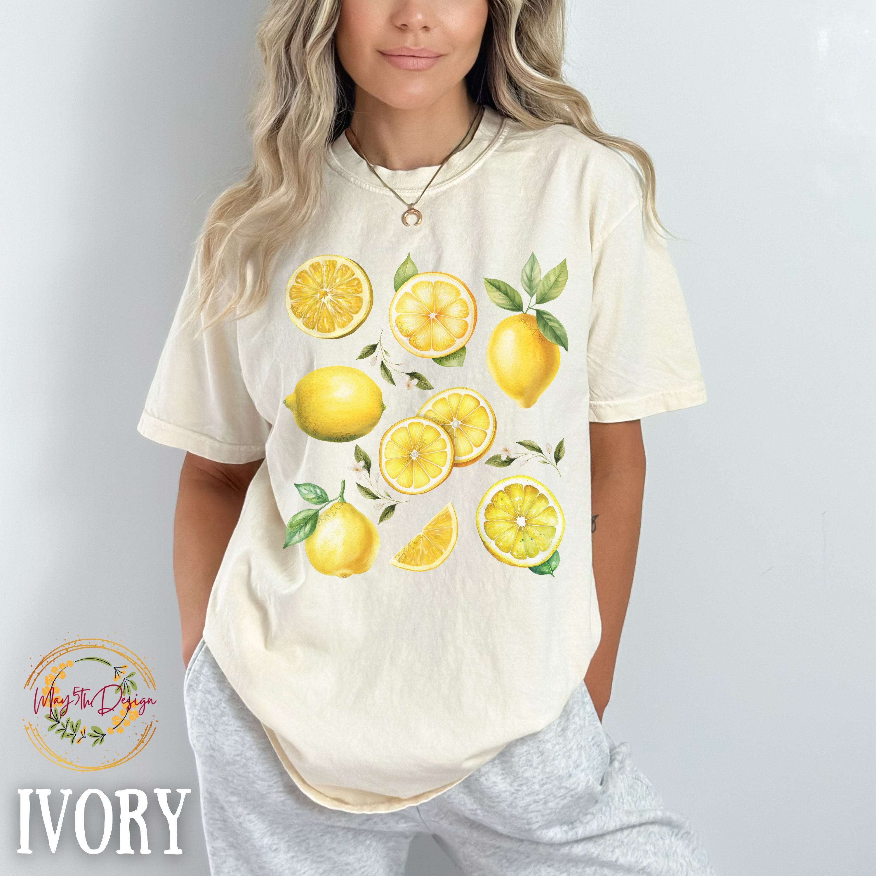 Lemon T-shirt, Lemon Shirt, Lemon Fruit Shirt, Lemon Graphic