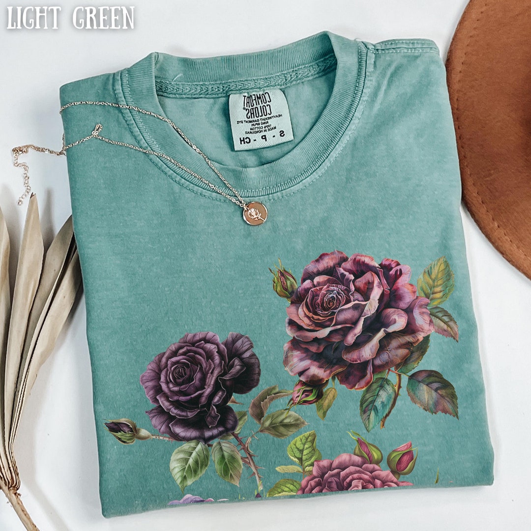 Pastel Wildflowers Shirt Flower Tshirt Comfort Colors Nature Shirt