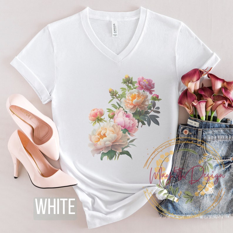 Boho Wildflower Botanical Garden Lover Shirt, Nature and Plant