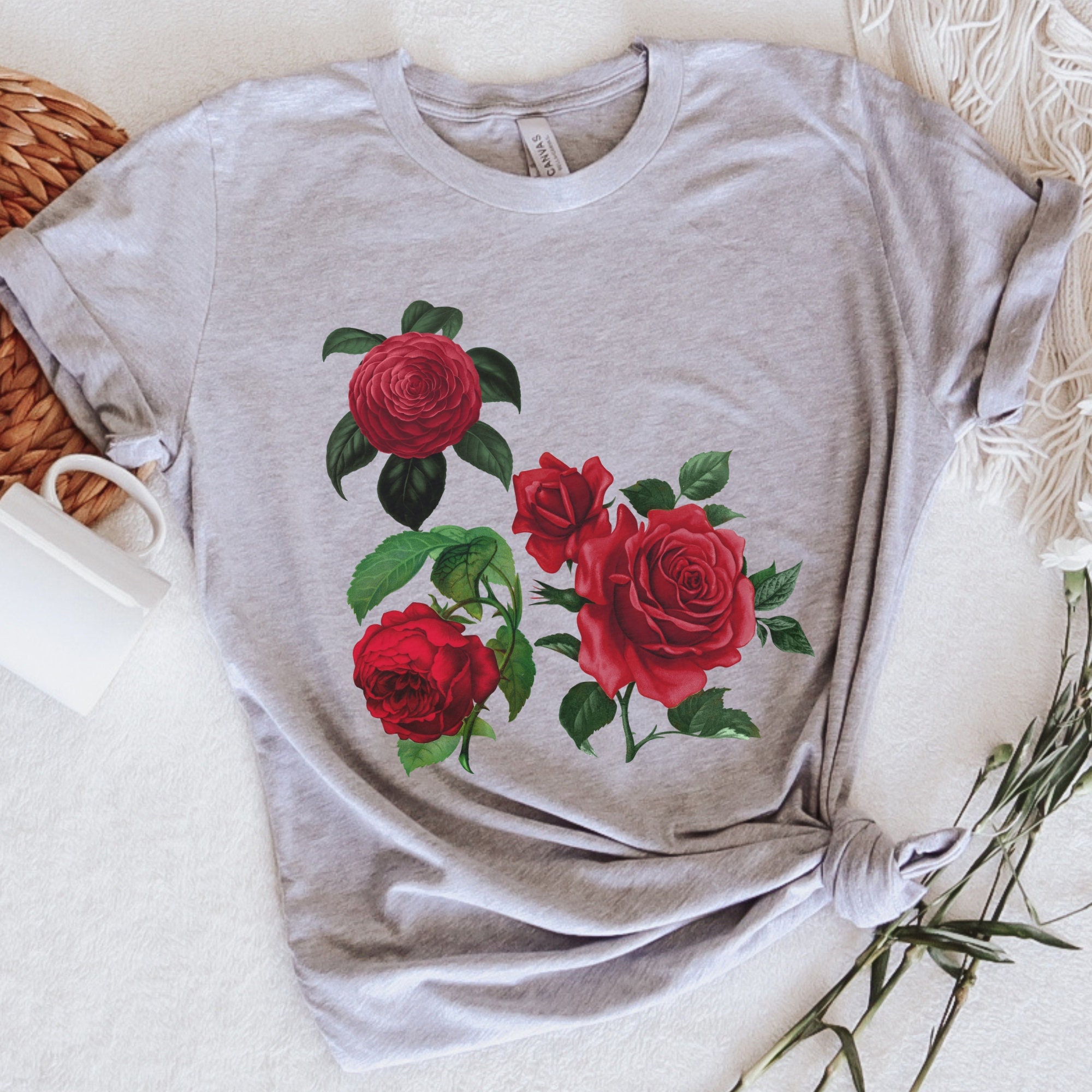 Womens Roses Are Red But I Like Wildflowers T-Shirt Womens Roses Are Red But I Like Wildflowers T-Shirt