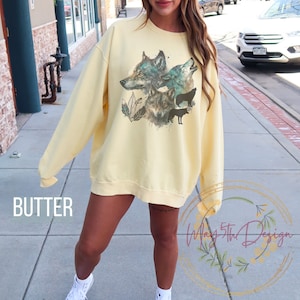 Women's Art Wolf Casual Sweatshirt main image 1