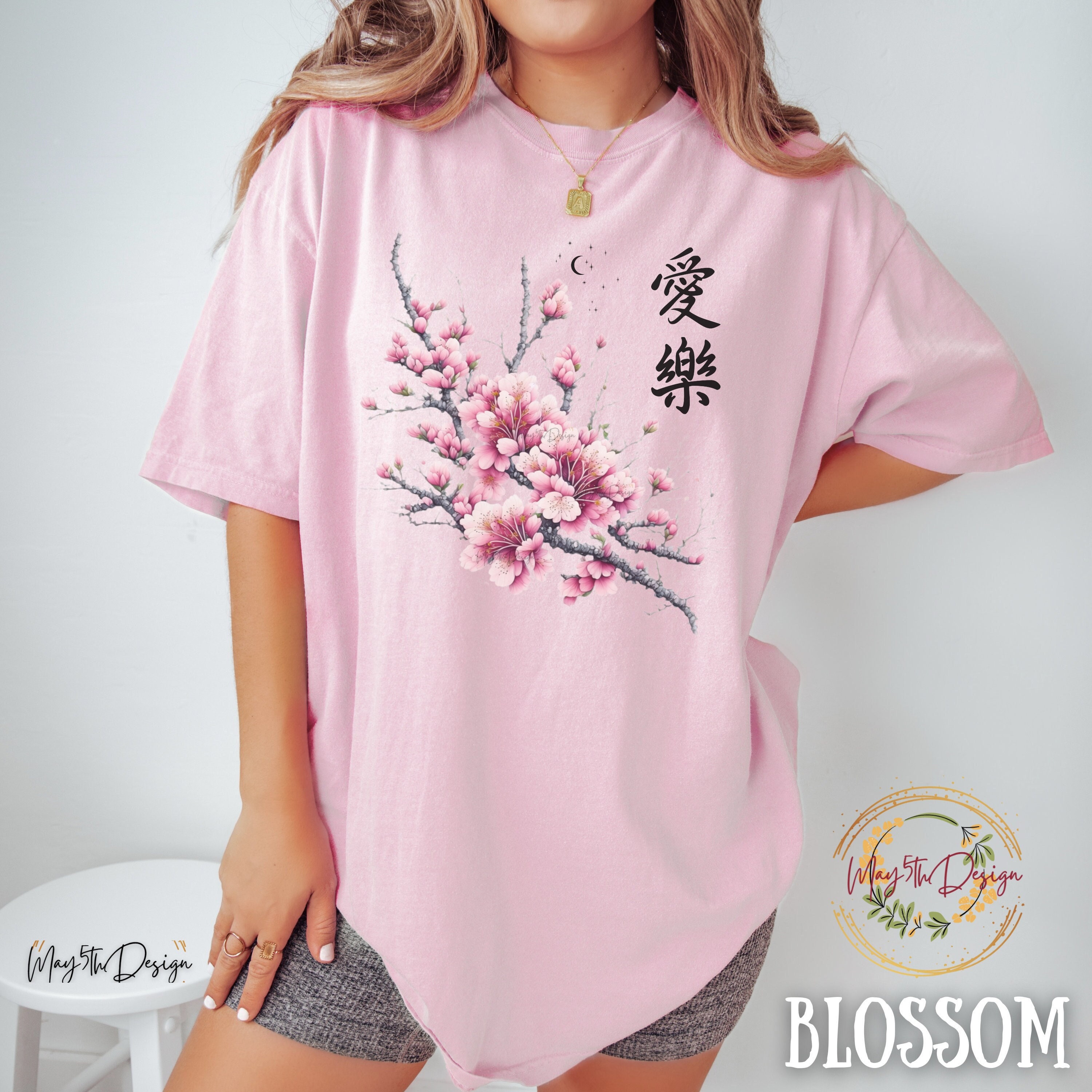 Cherry Blossom Shirt, Japanese Cherry Blossom Shirt, Pink