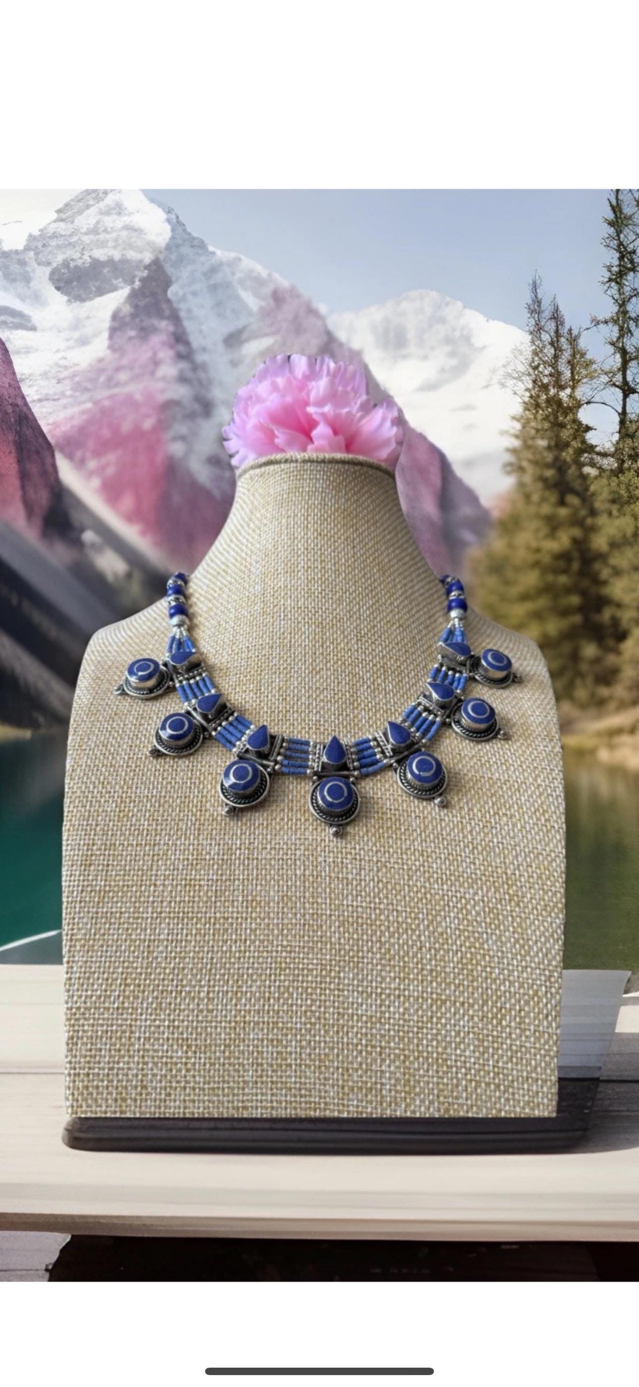 ヴィンテージで見事な民族インド/チベット部族のテーマの手作り