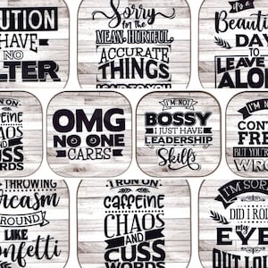 Funny Sarcastic Coasters
