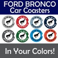 Ford Bronco Car Coasters - Set of 2