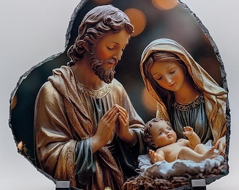 Photo Slate - Jesus Mary and Joseph
