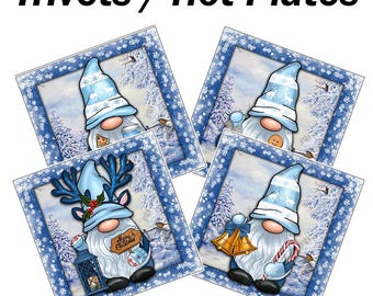 Christmas Gnome Trivets