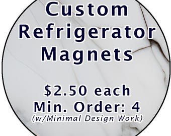 Custom Refrigerator Magnets – Personalized Photo or Design