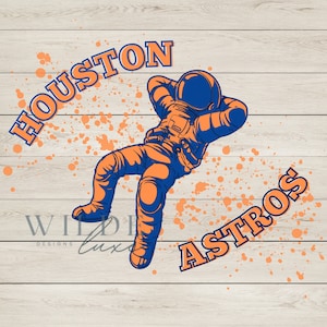 Houston Astro.s Splatter PNG Digitial Download Baseball Sublimation