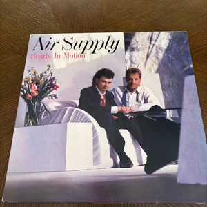 Vintage Air Supply Hearts In Motion LP, Arista Records 1986, NM Condition
