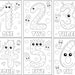 Printable One to Ten Number Coloring Pages - Instant Download - Etsy