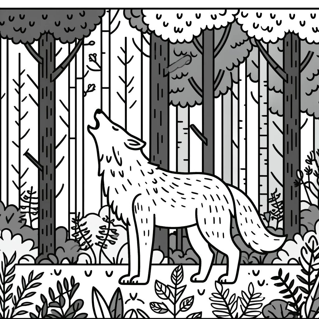 Printable Animals and Their Habitats Coloring Book - 20 Coloring Pages ...