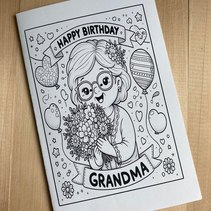Grandma Birthday Card - Etsy