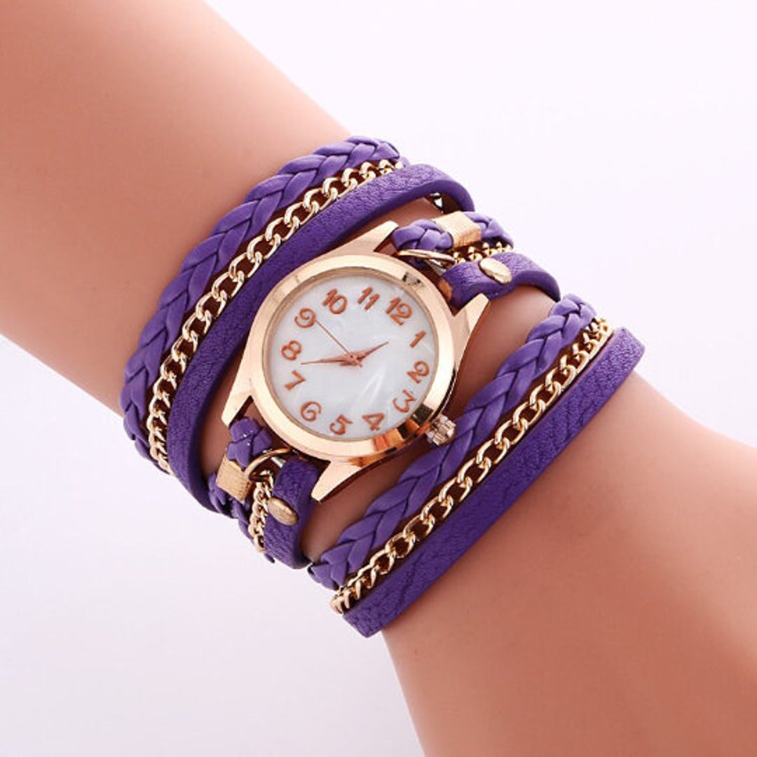 Bohemian Bracelet Watch Bangle Watch - Etsy