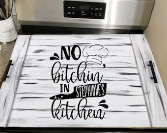 Personalized stove cover=