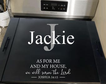 Personalized stove cover