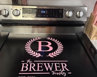 Personalized stove cover