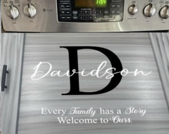 Personalized stove cover