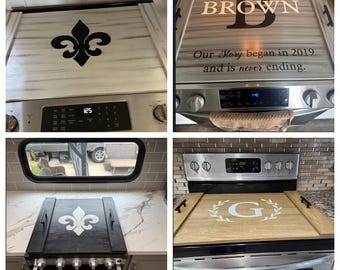 Personalized stove covers