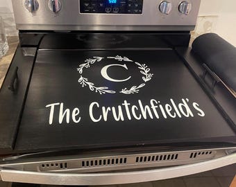 Personalized stove coverPersonalized stove coverPersonalized stove coverCustomizable Stove Covers
