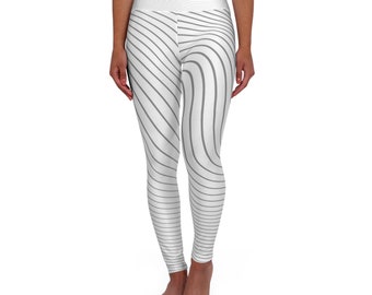 Yoga-Leggings mit hoher Taille (AOP)