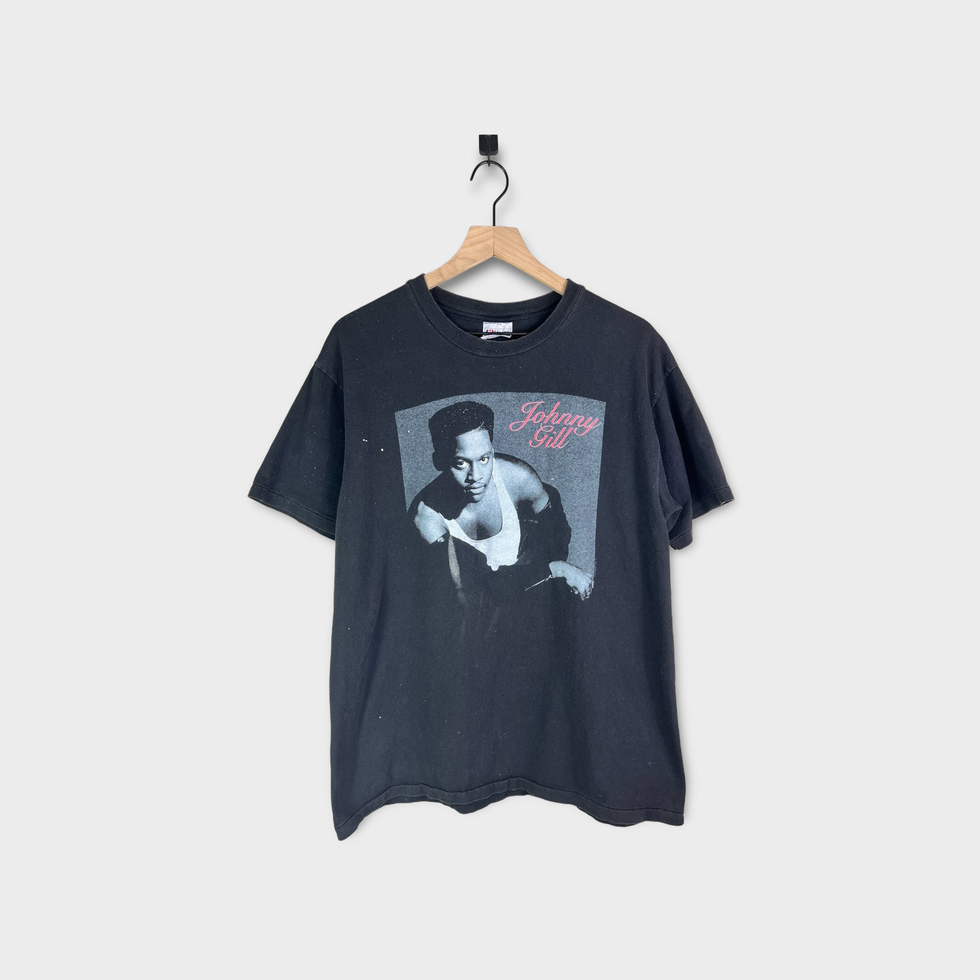 Discover Vintage 1990 Johnny Gill Concert Tour T-Shirt