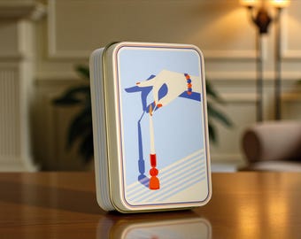 Light Touch - Match Tin | Metal Box Storage Matches Firelighters Starter Housewarming Fireside Gift Christmas Stocking Filler Present