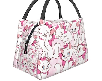 The Aristocats Marie Insulated Lunch Bag Cute Print Classic Disney Cats NWOT