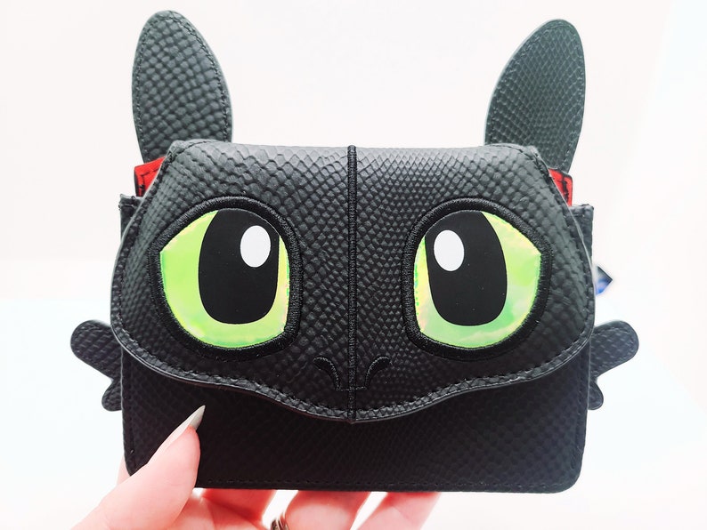 How to Train Your Dragon Toothless Night Fury Face Clutch - Etsy