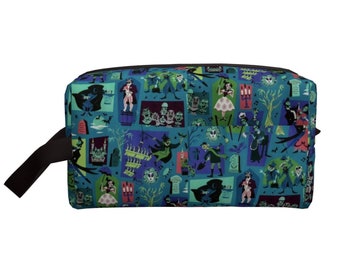 Haunted Mansion Hitchhiking Ghosts Travel Bag (LARGE for Cosmetics / Toiletries)