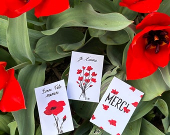 Mother's day - 3 mini cards pack