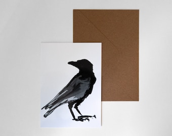 Postcard - Raven