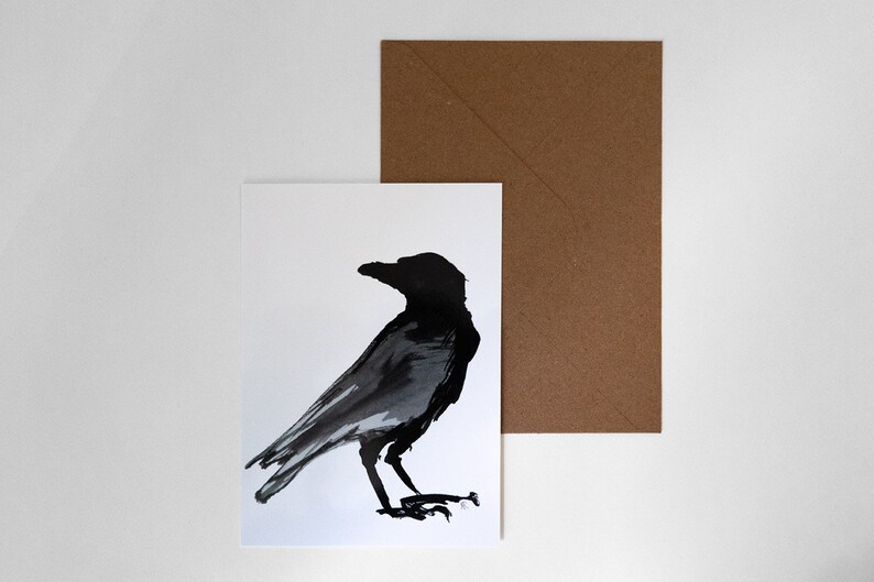 Postcard Raven image 1