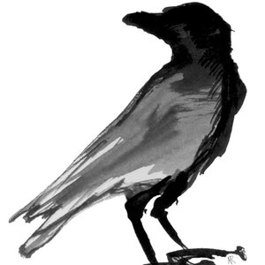 Postcard Raven image 2