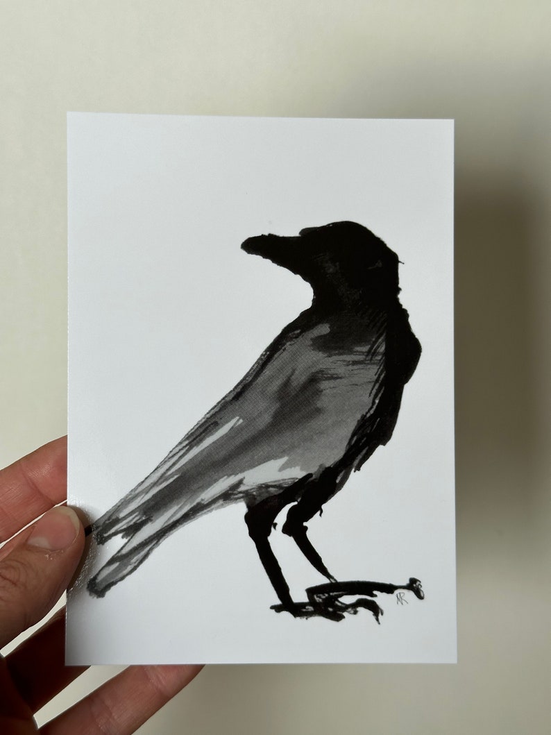 Postcard Raven image 3