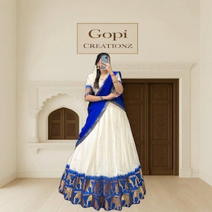 knee length dresses for ladies Olive Bandhani Maxi Dress | Traditional Silk Maxi main image 1