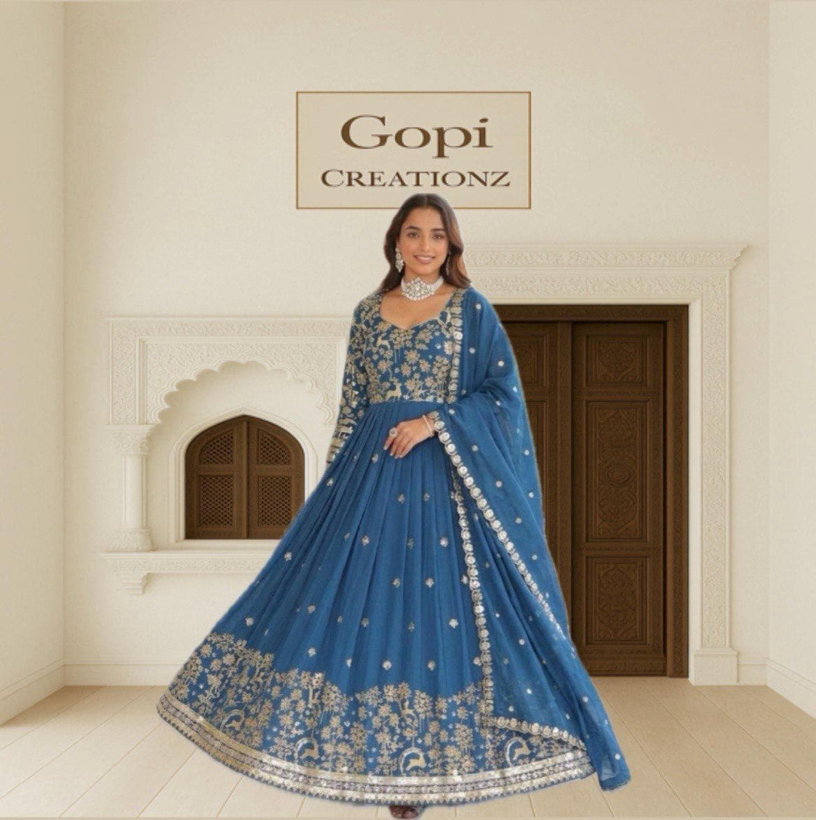 princess polly baby blue dress Ibadat Royal Blue main image 1