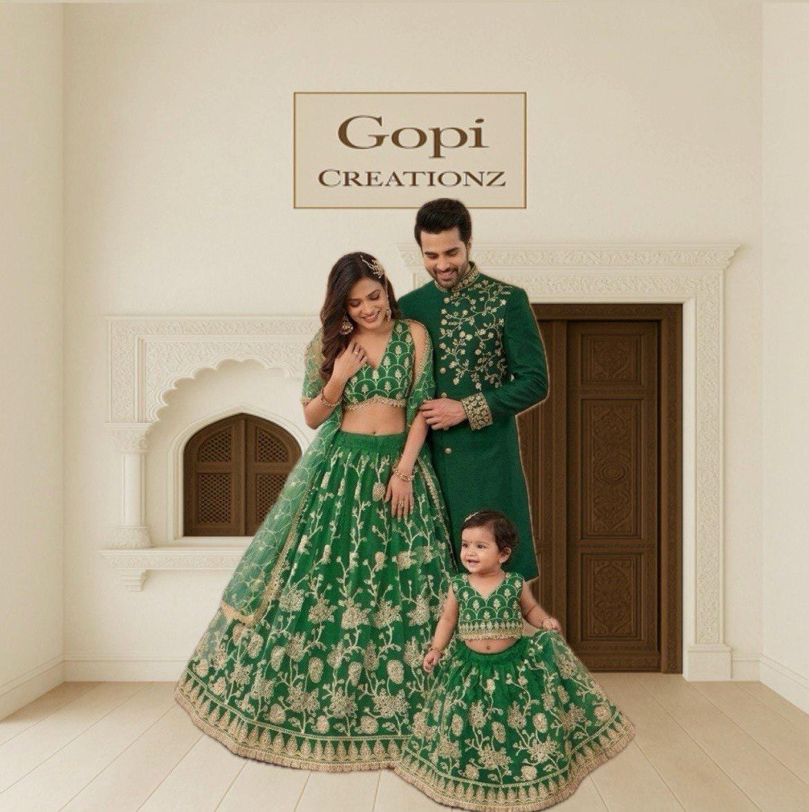 green ethnic dress for mehndi function Buy Mehandi Green Kurta Set for Women main image 1