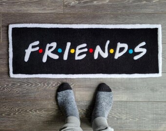 Friends TV Show Logo Handmade Rug