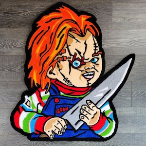 Chucky Horror Movie Handmade Rug