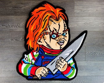 Chucky Horror Movie Handmade Rug