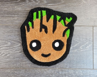 Baby Groot Handmade Rug