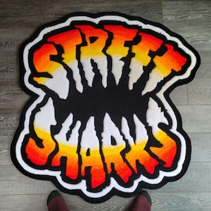 Street Sharks Handmade Rug