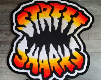 Street Sharks Handmade Rug