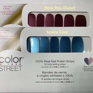 Color Street Nail Strips Solids Creme/Matte or Shimmers 100% Real Nail Polish Made In The USA New Retired Discontinued image 6