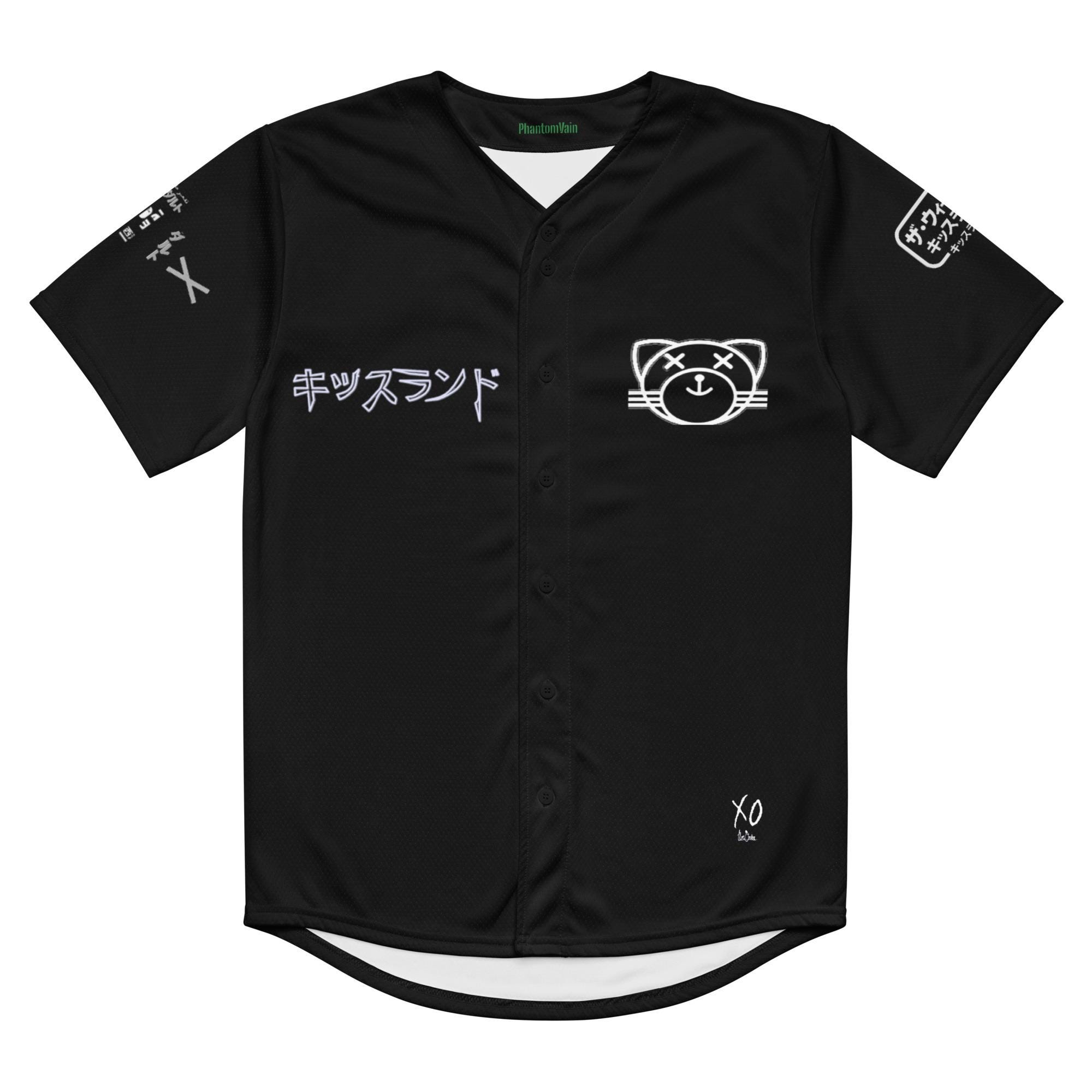 The Weeknd Kiss Land XO Baseball Jersey Kiss Land Tour Vintage XO fan gift unisex jersey concert outfit