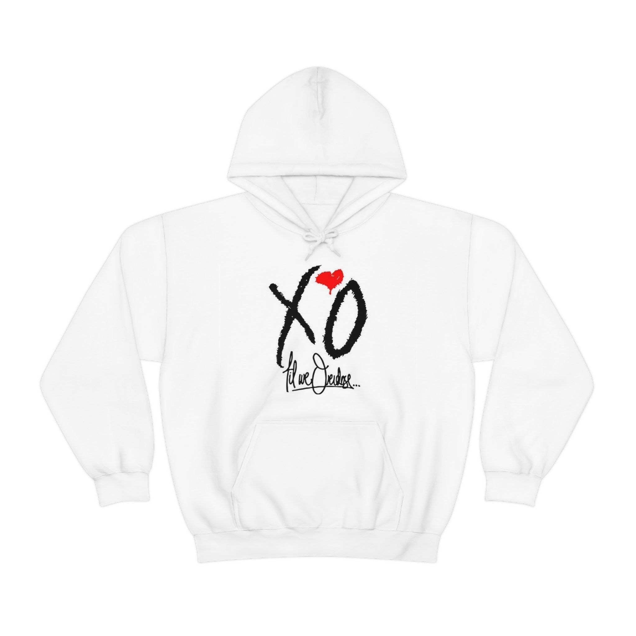 The Weeknd White XO Unisex Hoodie - Etsy