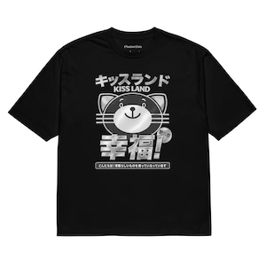 Kiss Land Chrome Oversized T-Shirt The Weeknd Gothic Cybercore Aesthetic Retro Japanese Style Graphic Vintage Alt Streetwear Unisex T-Shirt