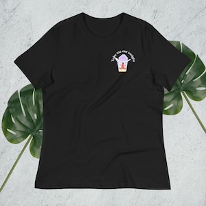 Women&#39;s Relaxed T-Shirt, Unisex t-shirt, Take me out tonight, food shirt, Chinese food shirt, take out boxes, Chinese food take out