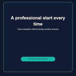 Fitness Coach Client Onboarding Checklist Spreadsheet